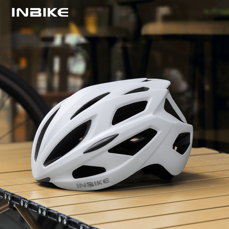 INBIKE 自行车骑行头盔男女士透气超轻山地公路单车安全帽子装备