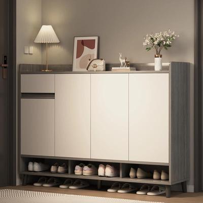 实木鞋柜家用门口新款2024爆款室内简易收纳柜多层入户玄关柜鞋架