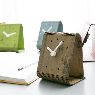 woz钟oom屋准现简约台式 座桌面摆件台钟摆卧室P00000WJ静音钟家代