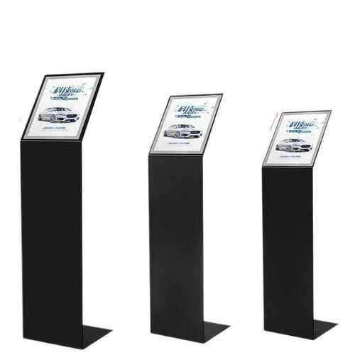 厂家供应汽车4S店参数牌落地式车展价格牌磁吸面板展示架A4参数牌