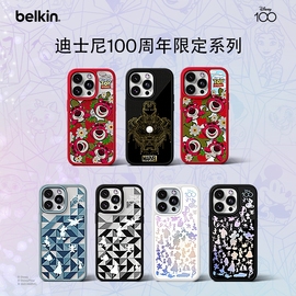 Belkin贝尔金迪士尼草莓熊钢铁侠米奇米老鼠限定款适用苹果14iPhone15promax手机壳磁吸MagSafe防摔保护套