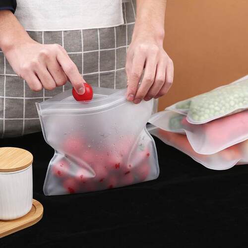 Sealed Freshness Food Storage Bags, Self-Sealing Home Use Pl