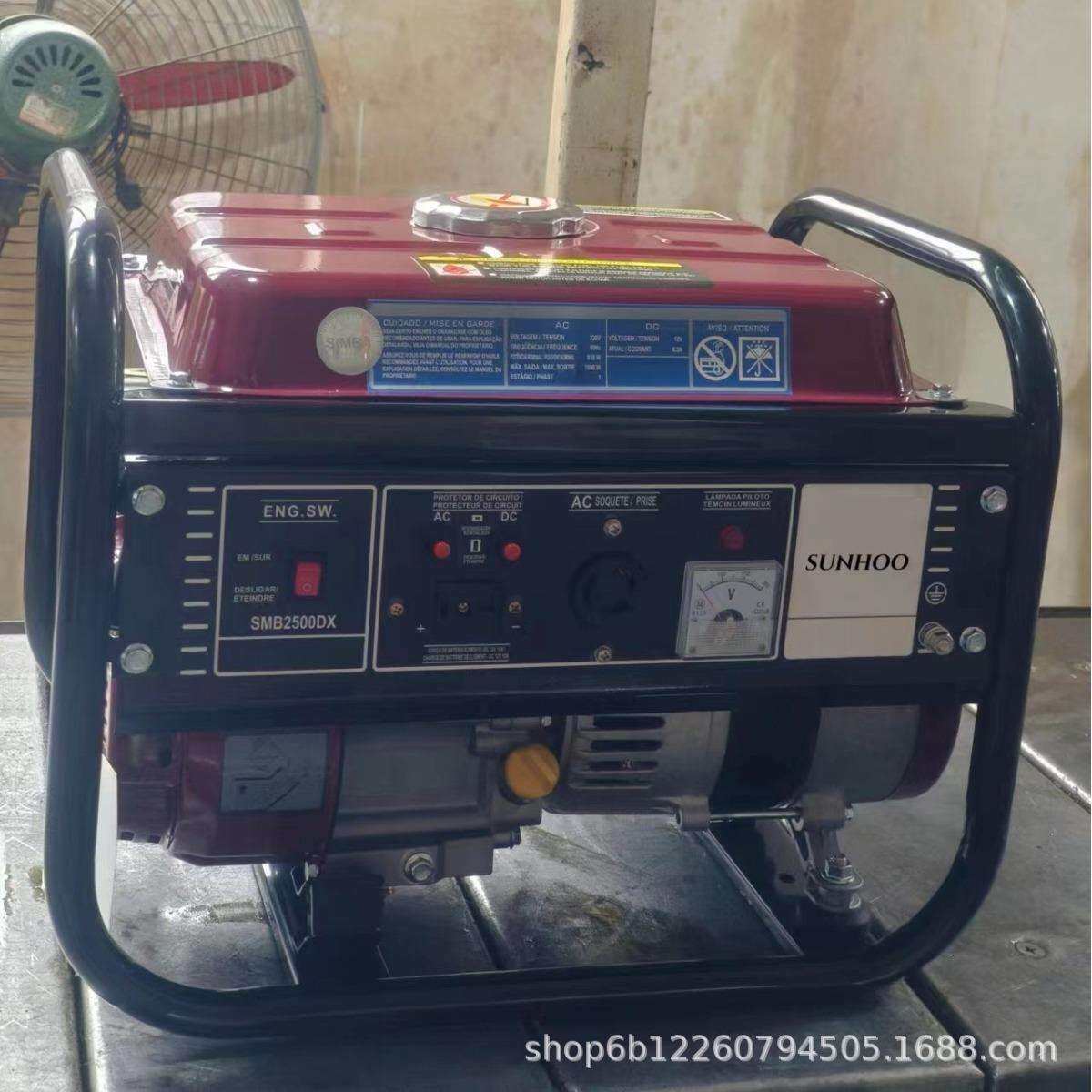 1KW汽油发电机小型便携式应急发电家用户外露营野炊摆摊外贸