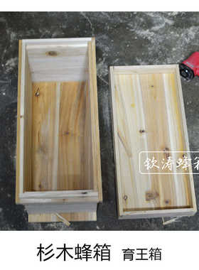 中王箱蜂箱交尾工具蜂蜂箱王工育具诱箱育杉木蜜蜂养蜂