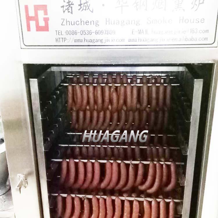 红肠烟熏炉100熟食店哈尔滨成套加工设备烤炉制作香肠机器肉类