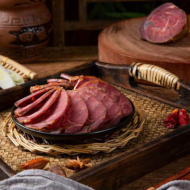 【高蛋白低脂肪】老廖家腱子牛肉酱牛肉原切卤牛肉即食袋装180g
