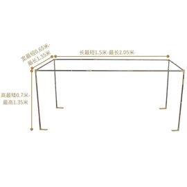 支架宿舍上铺学生蚊帐，床帘杆子不锈钢可伸缩寝室，家用单人床遮光布