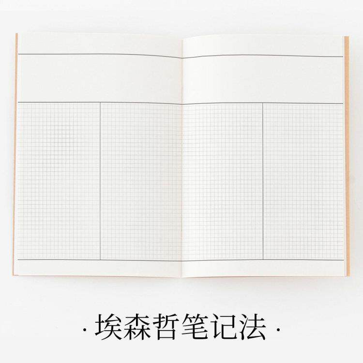 埃森哲笔记法 高效复习 高考考研 A4聪明人用方格笔记本