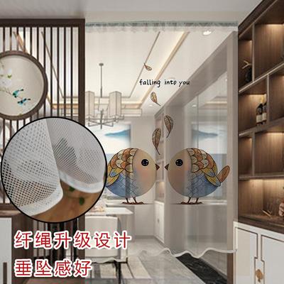 纱窗门帘2025新款防蚊四季卧室沙帘隔断帘通风透气家用双层纱夏季