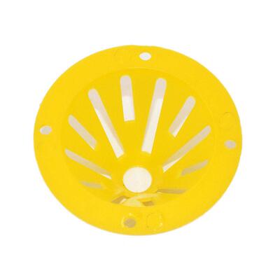 养蜂工具胡蜂马蜂捕获器进风口圆锥形黄色塑料蜂巢门蜜蜂逃跑器