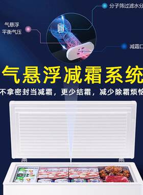 冷柜家用大容量300L升冷藏全冷冻商用微霜非无霜电冰柜