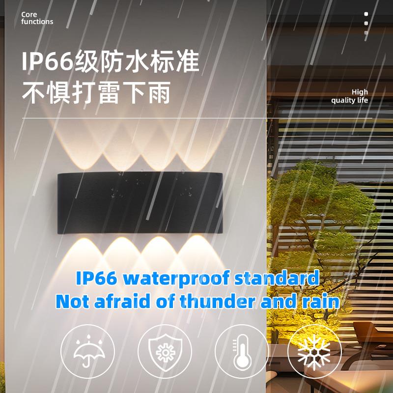户外壁灯防水太阳能灯智能遥控跨境货源床头民宿爆款现货