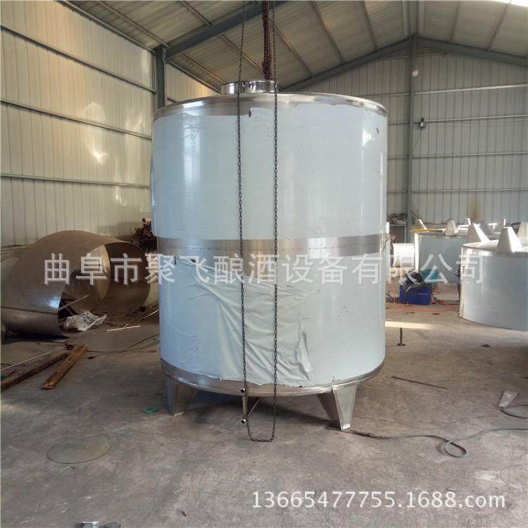 山东加工不锈钢储酒 原浆酒储酒 冷却带发酵 不锈钢酒容器
