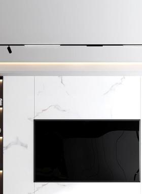 超薄明13388装磁吸轨灯道免吊客厅商用顶灯线条泛光卧室过道无主