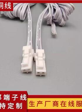 杜邦延长线LED衣橱柜灯条灯带连接线单头双头线2P公母插头端子线W