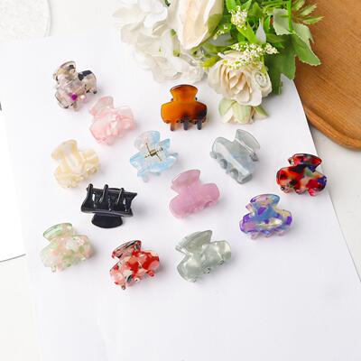 Small Hair Claw Clips 小号醋酸抓夹鲨鱼夹半扎发夹高级感发饰女