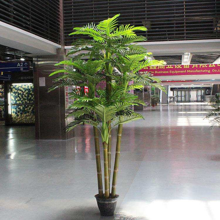 特惠仿真植物假树大型绿植盆栽室内客厅酒店造景装饰散尾葵椰子树