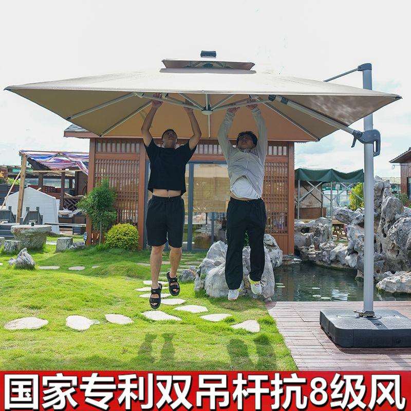 户外遮阳伞庭院伞商用大太阳伞棚别墅室外摆摊露天阳台花园罗马伞