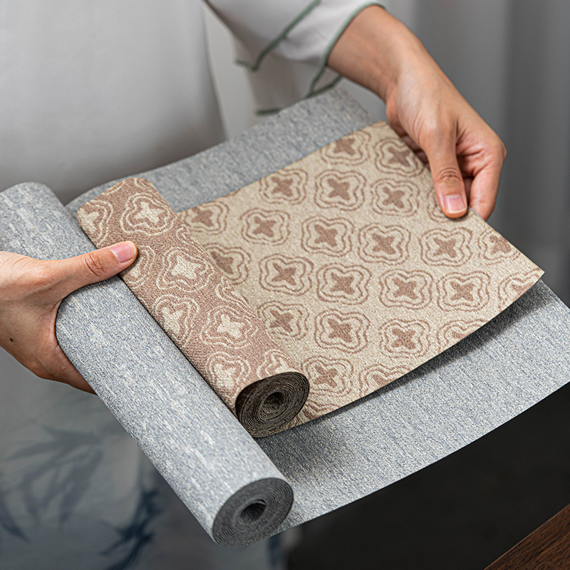 茶布禅意茶桌布茶席新中式防水茶几茶垫隔热垫干泡茶巾桌旗香云纱