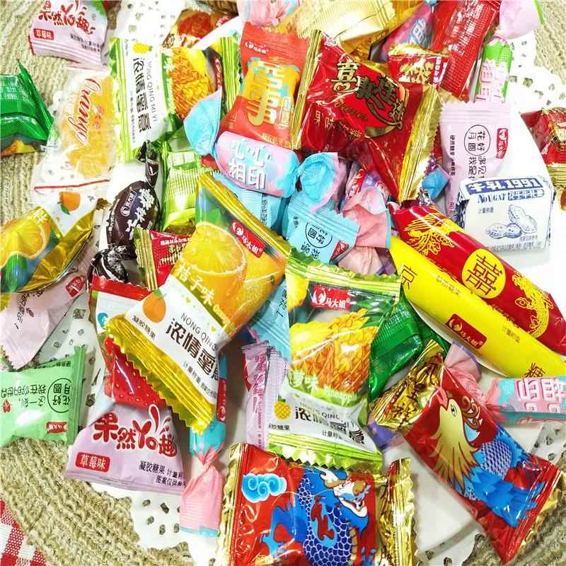 马大姐糖果什锦糖杂拌糖喜糖水果糖酥糖奶糖软糖巧克力混合10斤