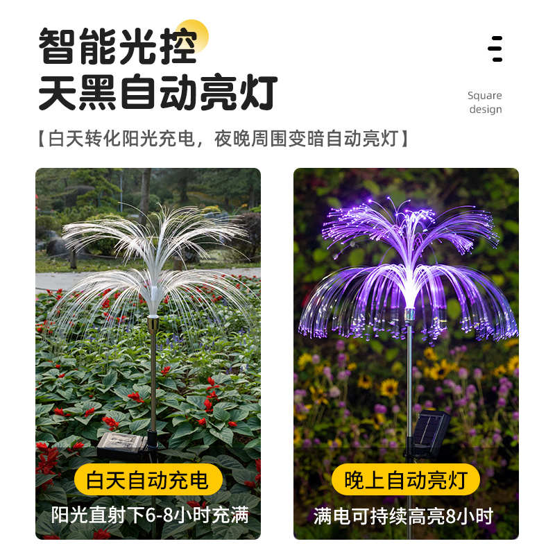 太阳能草坪灯户外庭院灯花园露台装饰氛围灯草地防水景观灯彩灯