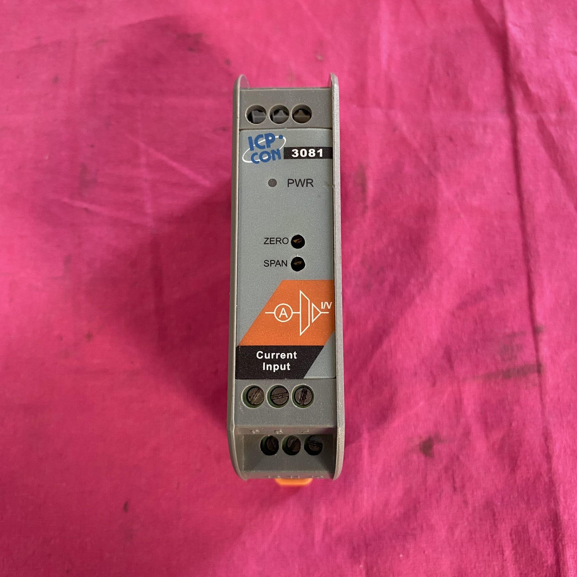 ICP CON 3081电流输入模块，状态良好！功能正常，顺