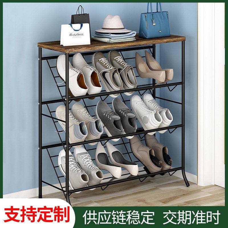 加工定制家用玄关防尘落地组装鞋柜宿舍门口多层收纳鞋架