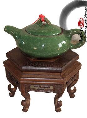 现货供应鸡翅木套二高六角奇石座长方形奇BAX底底座家具石摆件