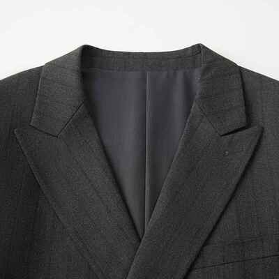 秋新款西服套装男士商双排扣务休闲职业纹婚庆礼套条三件281-L装