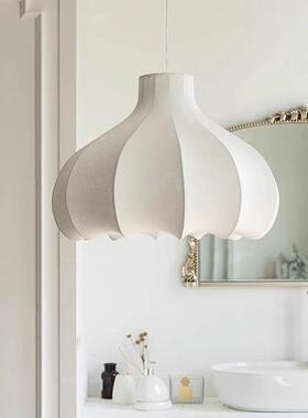 全法光谱寂洋葱蚕丝吊灯中古诧卧2124洋葱风室餐厅设计师式奶油风