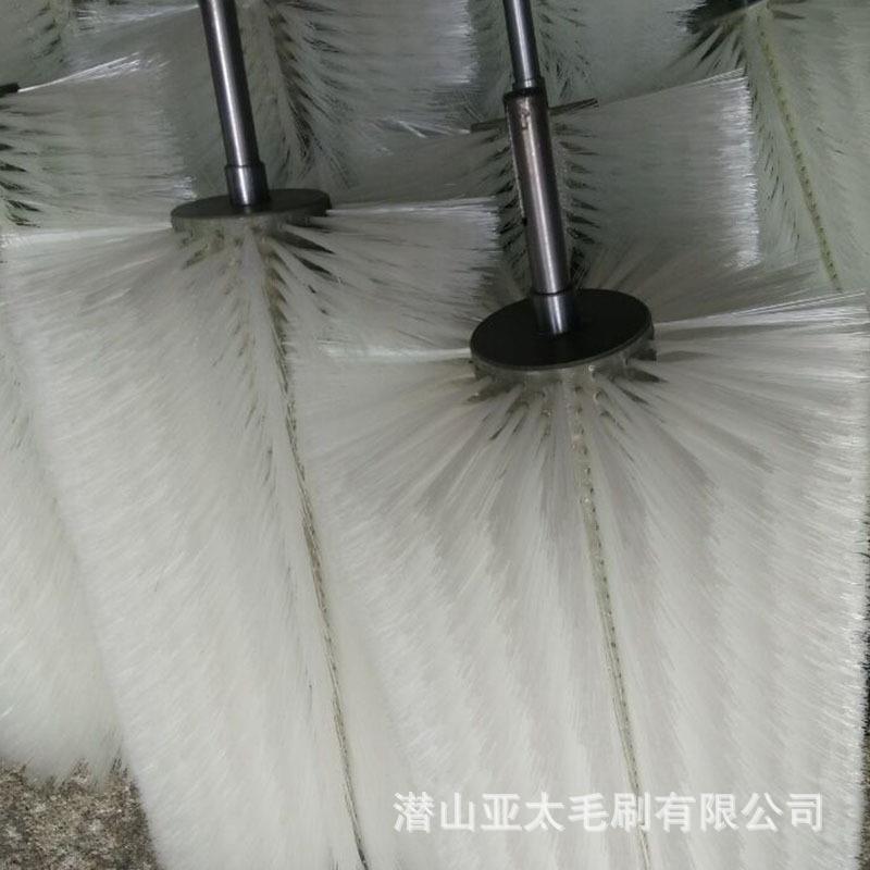 尼龙清棍洗毛刷螺清洗毛刷旋毛刷辊滚刷清洗辊毛滚刷植式毛刷辊刷