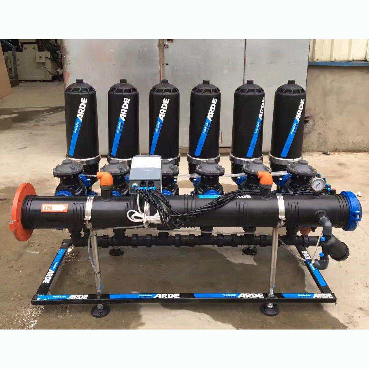 全自动反冲洗叠片式过滤器智能灌溉滴灌喷灌碟片过滤器叠片过滤器