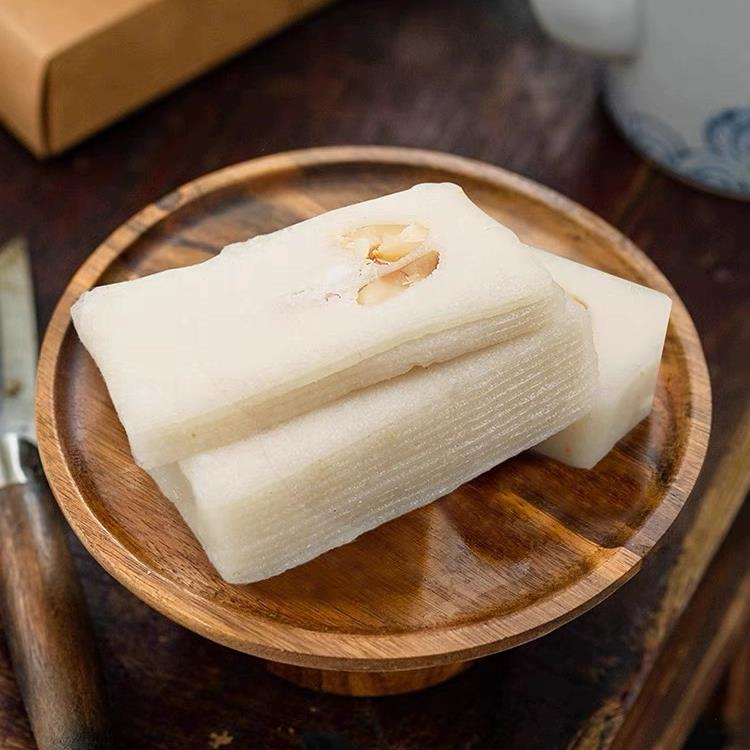 温州特产生仁片糯米雪片糕点老式传统手工云片糕地方特色茶食点心