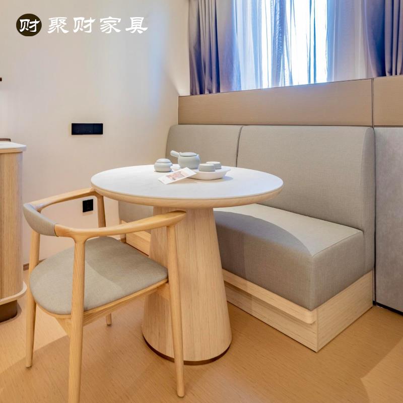 全季酒店4.05.0卡座沙发双人位客房宾馆民宿翻新改造样板家具定制