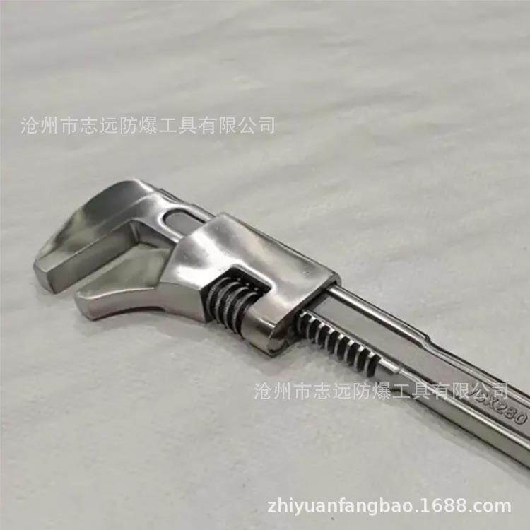 SS304猴式不锈钢扳手汽车扳手大开口宽度汽车扳手无磁型扳手