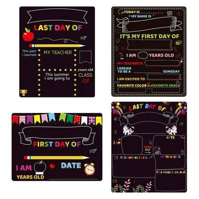 First Day Of School Chalkboard Reusable First & Last Day Of