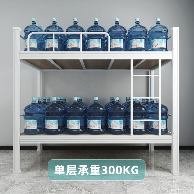 钢制双层床铁高床员工上下铺低钢床寓学生宿舍公床单人床GD0010加