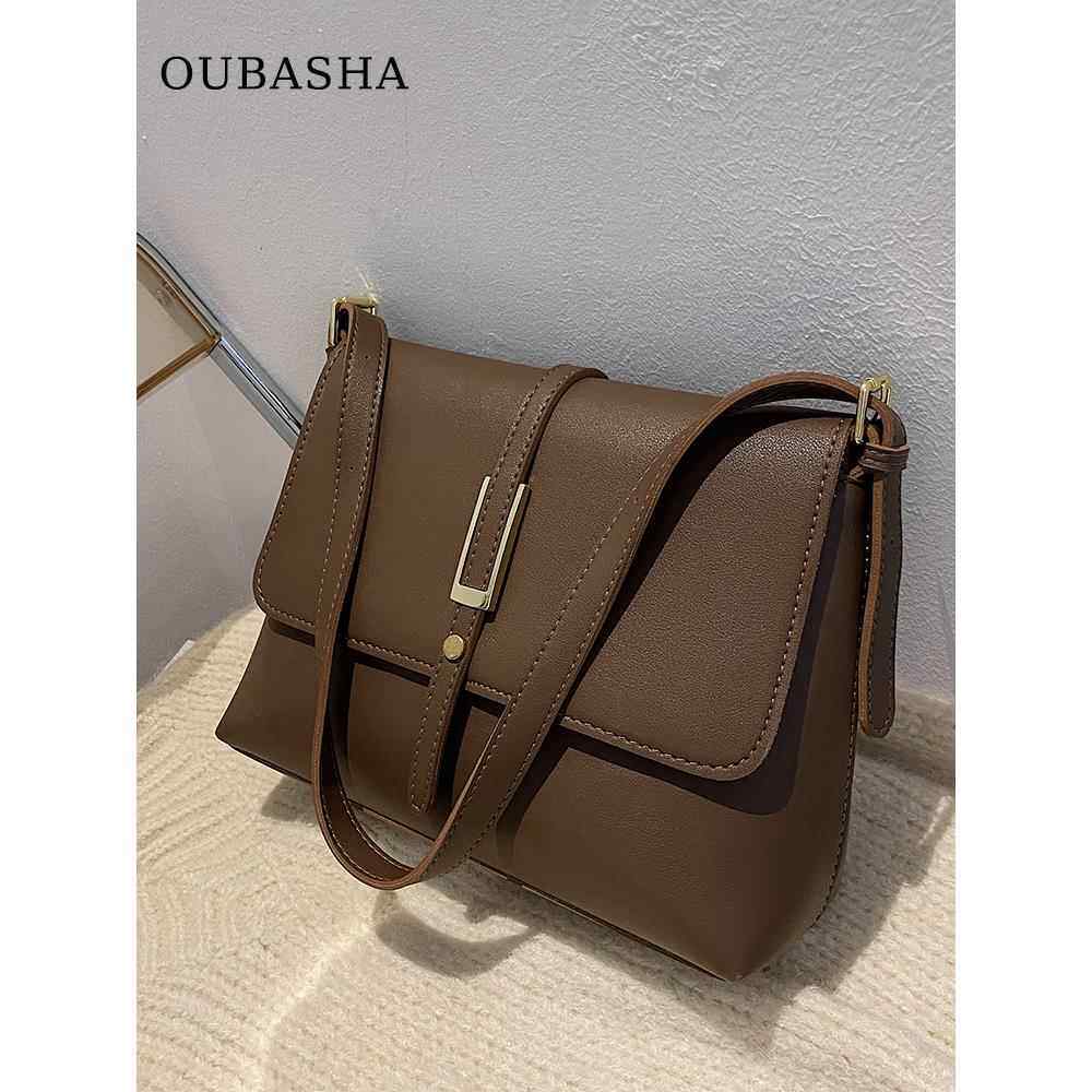 高级感大容量包包女式2025新款超火单肩托特包小众轻奢通勤斜挎包