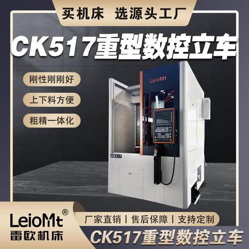 山东雷欧517刹车盘立车立式数控车床立车高转速数控立车厂家重型