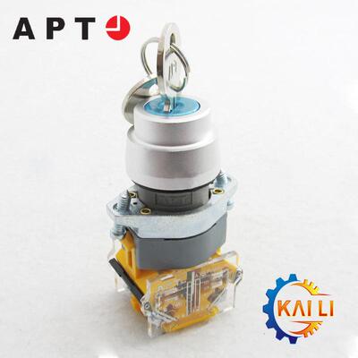 APT按钮LA39-A1-111YS/a三位置钥匙钮 三常开 自锁 22mm