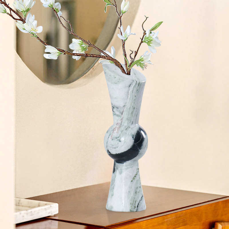 创意花瓶轻奢大理石花器家居酒店民宿客厅茶几电视柜桌面装饰摆件,家居饰品,花瓶,淘宝优惠券,粉丝福利购,淘宝优惠卷