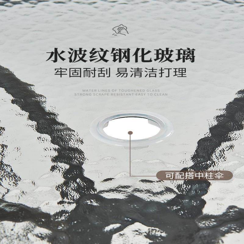 庭院桌椅花园防水防晒时尚现代露天室外阳台外摆休闲咖啡厅户外桌