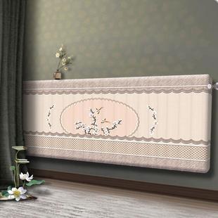 铸暖气片气遮挡装 家用暖片尘罩新YQQ67175款 简约全铁包布艺老防式