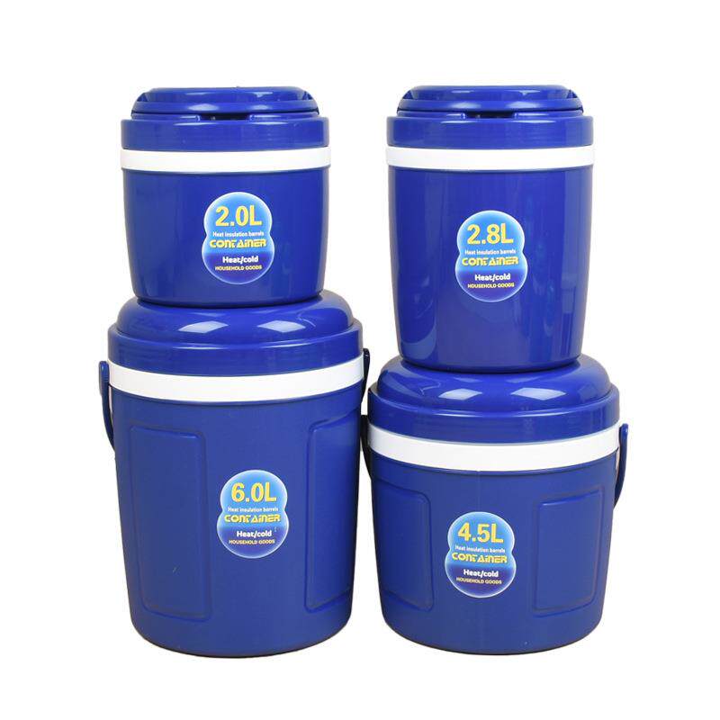 2L 2.8L 4.5L6L塑料保温桶冰桶户外带盖密封手提保温桶车载冷藏箱