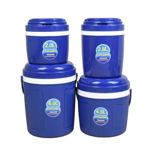 2L 2.8L 4.5L6L塑料保温桶冰桶户外带盖密封手提保温桶车载冷藏箱