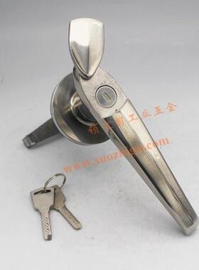 不锈钢门锁MS306-1A-1配电柜门锁设备把手锁 设备控制柜门锁