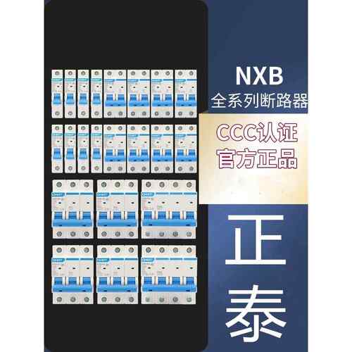 nxb-63正泰1P2P3P4P家用小型断路器100a32a空气开关电闸63a空开