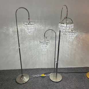 饰 铁艺吊灯冰晶引路灯舞台装 新款 婚庆冰条水晶发光路引婚礼堂欧式