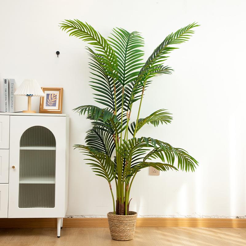 仿生绿植仿真散尾葵假树植物盆栽凤尾葵室内客厅大型落地装饰摆件