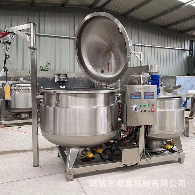 即食柠檬片浸渍入味设备 1000升自动浸糖锅 色泽鲜亮果脯糖渍设备